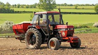 Case IH 1394 Hydra-Shift Commemorative Edition and Nodet Gougis DPS12 spreader | 94 Series Farming