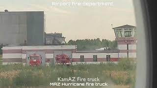 Russian Airport Fire Department | RARE MAZ HURRICANE FIRE TRUCK.