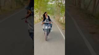 R15️GIRL RIDER #r15v3 #r15 #r15v4#automobile #z900wheelie #rider #bikergirl #bikelover #girlrider