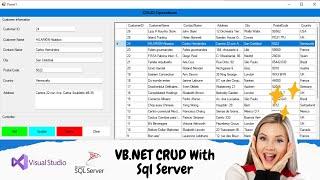 VB.NET Complete CRUD Operations With SQL Server Step By Step | Pig Learning