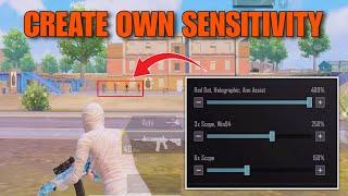 How to Make Your Own Headshot Sensitivity | New Zero Recoil Sensitivity for BGMI/PUBG MOBILE