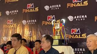 2024-25 PBA COMMISSIONER'S CUP FINALS PRESS CONFERENCE | BARANGAY GINEBRA VS TNT TROPANG GIGA