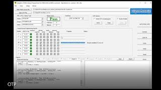 GangFlasher-ST OTP programming on DK1 demo
