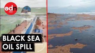 Russia’s Environmental Disaster: Oil Spill and Tanker Leak Threatens Black Sea