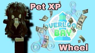 Spinning the Pet xp wheel in Roblox Overlook Bay 2 ! | ItzQueen Roblox