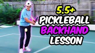 Full Pickleball Lesson to Improve My Student’s Backhand!