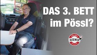 Das. 3. Bett im Pössl? Kastenwagen-Geheimnis.