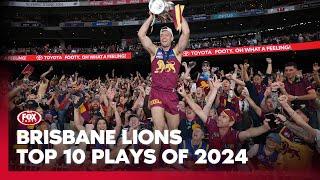 A season to remember for the Premiers! | Brisbane Lions' Top 10 plays | Fox Footy