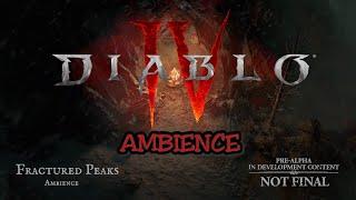 Diablo 4 Ambience  - Fractured Peaks - | Relaxing Game Atmosphere