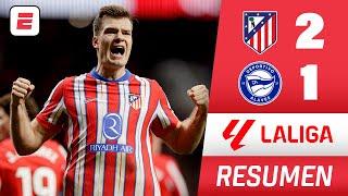 ATLÉTICO DE MADRID REMONTÓ y ganó 2-1 vs Alavés con GOLES de GRIEZMANN y SORLOTH | RESUMEN | La Liga