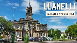 LLANELLI, Carmarthenshire | 4K Narrated Walking Tour | Let's Walk 2023