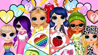 Who Will Get Ladybug Dress?? Clothes Shop and Paper Surprises  DIY Paper Dolls