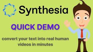 Synthesia io Demo - The AI Video Creation Platform