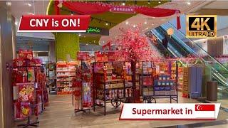  CELEBRATING CNY at FairPrice Finest in Changi, Singapore [4k Video]