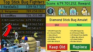 The Best Stick Bug Run Ever Recorded on YouTube [Bee Swarm Simulator]