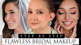 My Complete Step by Step Tutorial for FLAWLESS ALL DAY BRIDAL MAKEUP!