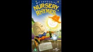 My Favourite Nursery Rhymes (1992 UK VHS)