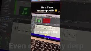 Real Time Transcription on Jamstick Guitar  (into Logic) at NAMM
