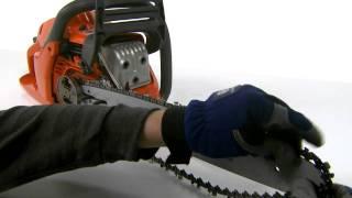 How to Fit the Bar and Chain on a Husqvarna Chainsaw