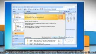 Outlook 2007: Diagnose and repair using Office Diagnostics