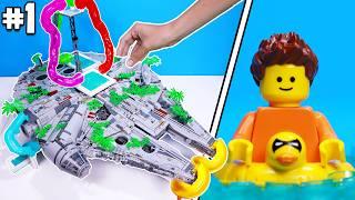 I Turned LEGO SETS Into WATER PARKS
