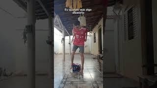 eu quase quebrei o chão #shorts #short #futebol #humor