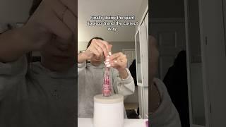 Doing the elf halo glow lipgloss trend