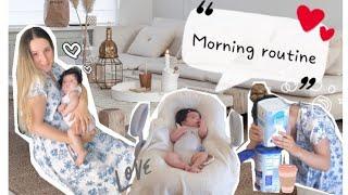 MY MORNING ROUTINE AVEC UN NOUVEAU NÉ / My sweet little baby