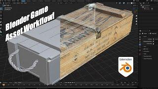 Blender Game Asset Workflow Military Crate