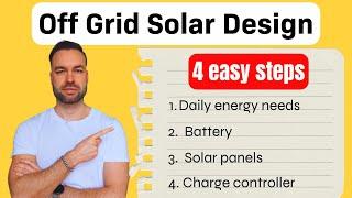 Off Grid Solar System Design: 4 Easy Steps + Diagram (load analysis)