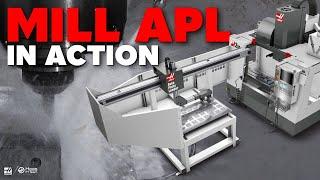 Haas Mill Automatic Parts Loader In Action - Haas Automation