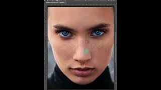 Retouch eye in photoshop