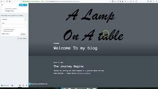 Wordpress.com blog instructions (Last Lesson: Adding and editing Widgets and menus.)