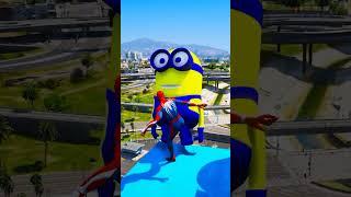 GTA 5 Epic Spiderman Ragdolls | Jumps / Fails ep.118 #shorts