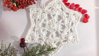 Crochet snowflake