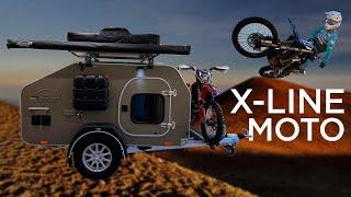 X-Line Moto camper with motorcycle carrier || Lifestylecamper