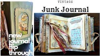 VINTAGE THEME JUNK JOURNAL | + EPHEMERA BOOK