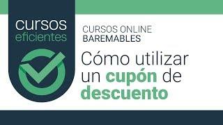 Cómo utilizar un cupón de descuento de cursos.eficientes.com