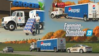 Remember That Time I Drove A Pepsi Truck! (FS22 Shenanigan's)