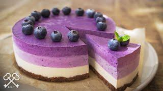 No-Bake Blueberry Cheesecake | Gluten Free Vegan Desserts