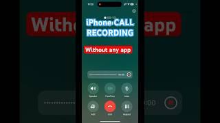 iPhone or iPad Call Recorder - No Extra App Required! iOS 18 ... #callrecorder #recordingcall  