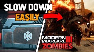 BEST WAY to SLOW DOWN Hellhounds with CRYO FREEZE AMMO MOD (Freezer Burn - Modern Warfare 3 Zombies)