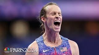 Team USA's Cole Hocker sneaks past the 1500m Olympic and world champions to take the gold medal