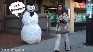 ТОП ЛУЧШИХ ПРАНКОВ СО СТРАШНЫМ СНЕГОВИКОМ | SCARY SNOWMAN PRANK!!!