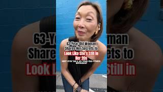 63 yrs old Woman Shares Her Secrets to Look Like She's Still in Her 20s #beautytips #shortsviral