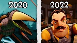 EVOLUTION of HELLO NEIGHBOR 2 (2020 - 2022)