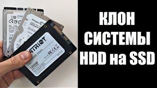 Клон системы Windows с HDD на SSD