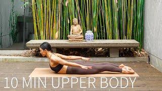 10 MIN ARMS & UPPER BODY WORKOUT || At-Home Pilates