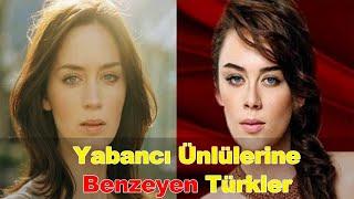 Yabancı Ünlülere Benzeyen Türk Ünlüler  #ünlüler #magazin