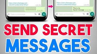 How to Send Secret Messages In Whatsapp, Facebook Messenger, Instagram & SMS,etc | Hindi